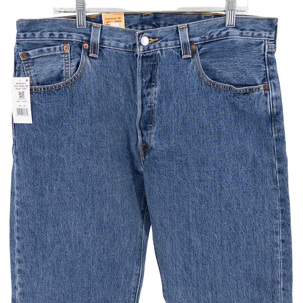VTG NWT Deadstock Levis Mens‎ 38x30 501 Original Fit Jeans Blue Button Fly Y2K